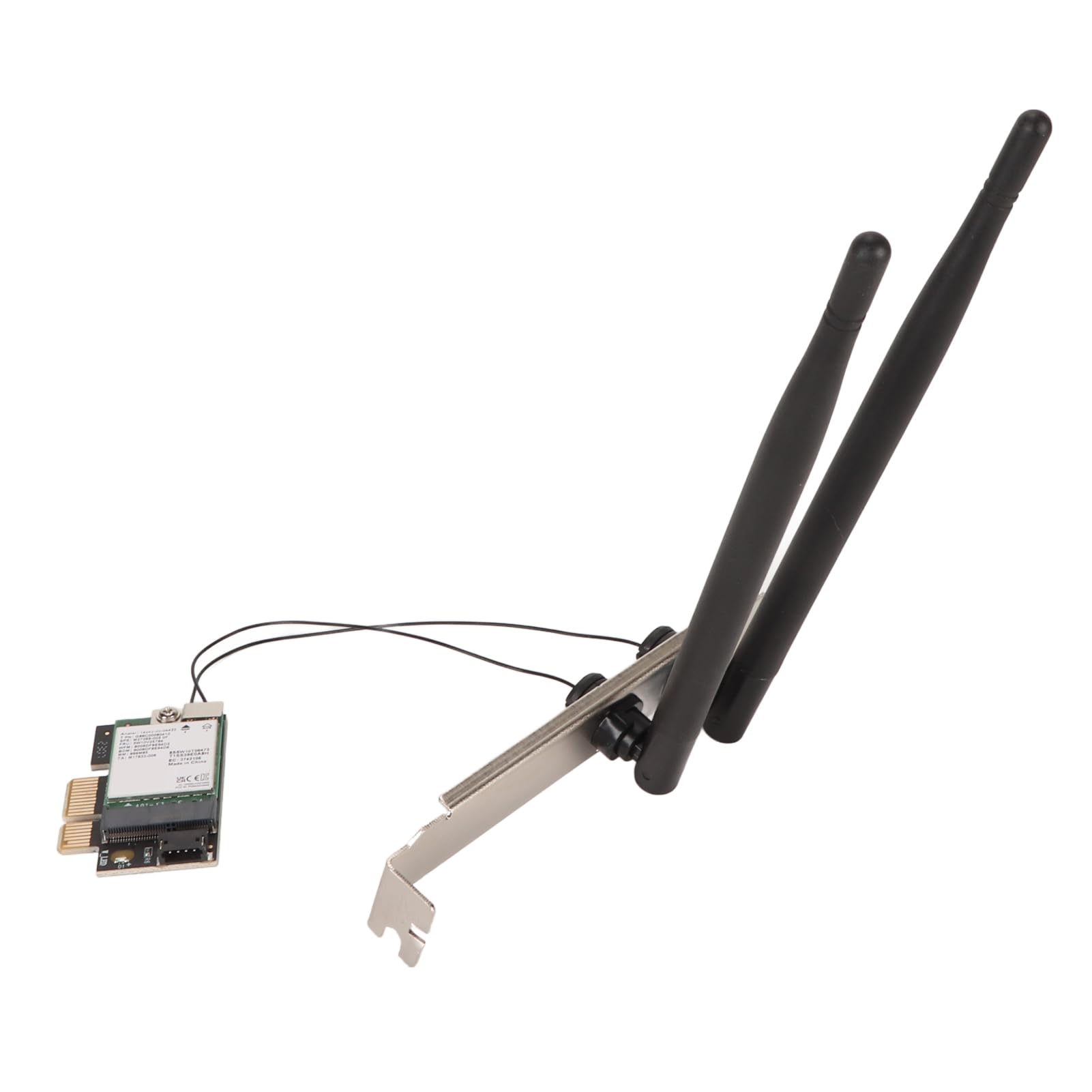 Domary Scheda WiFi 6E per Desktop, Scheda di Rete PCIE AX210NGW 5374Mbps