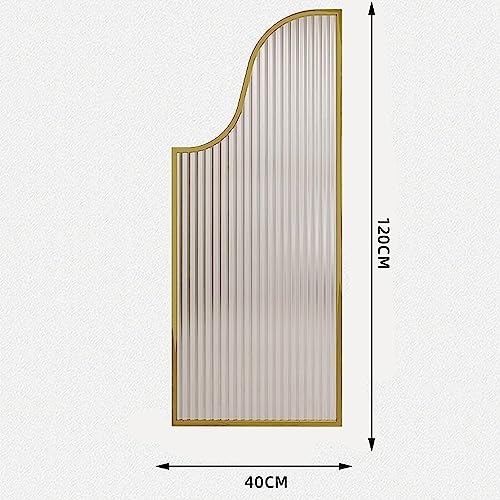 Genérico Divisor De Privacidad For Urinario De Acero Inoxidable, Mampara De Baño De Vidrio Templado(D,1 Piece Set)