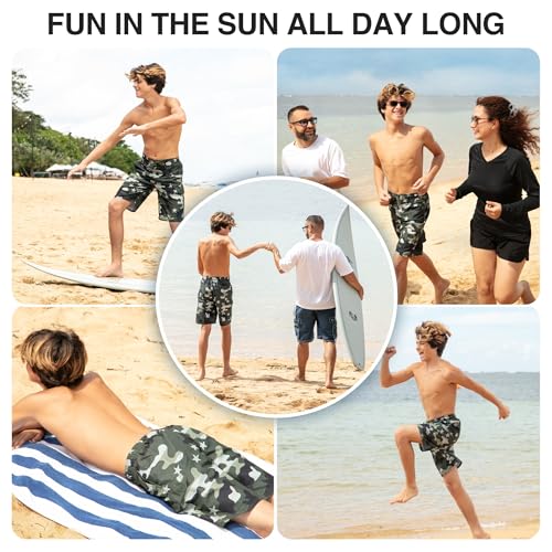 Image of Kanu Surf Boys' Avalon Quick Dry UPF 50+ Beach Swim Trunk