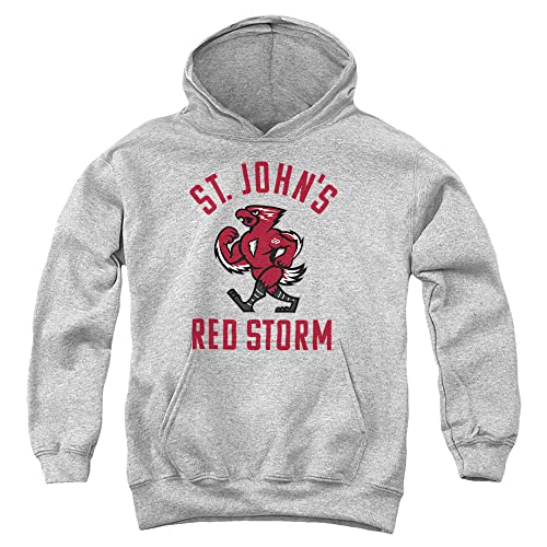 LOGOVISION St. John's University Official One Color Logo Youth Kids Boy/Girls Pull-Over Hoodie Sweatshirt