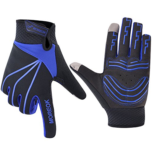 MATT SAGA Touch Screen Gloves for Men Women, Winter Cycling Gloves Breathable Full