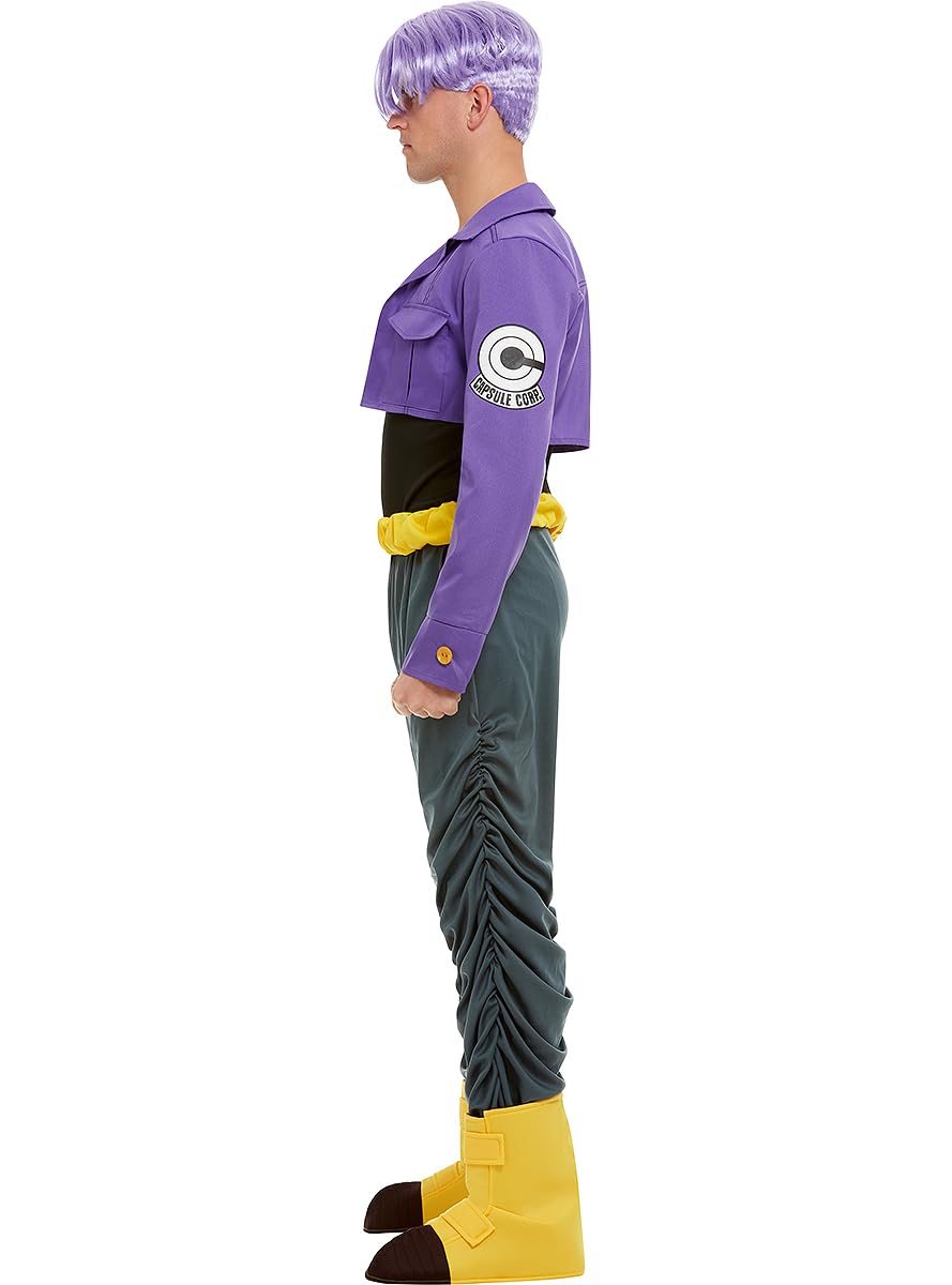 Funidelia | Disfraz de Trunks Dragon Ball para hombre Bola de Dragón, Manga, Saiyan - Disfraz para adultos y divertidos accesorios para Fiestas, Carnaval y Halloween - Talla L - Morado