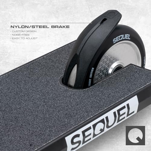Image of Sequel Rise Stunt Scooter - Complete Pro Trick Scooter with Aluminum Frame, 110mm Wheels, 220 lbs Weight Capacity, Ages 8+