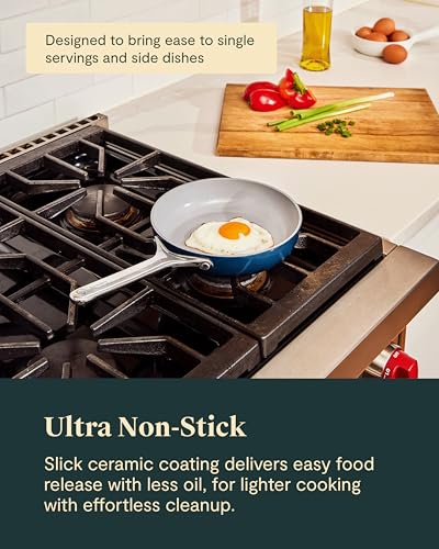 Image of Caraway Nonstick Ceramic Mini Fry Pan (1.05 qt, 8 inch) - Non Toxic, PTFE & PFOA Free - Oven Safe & Compatible with All Stovetops (Gas, Electric & Induction) - Gray