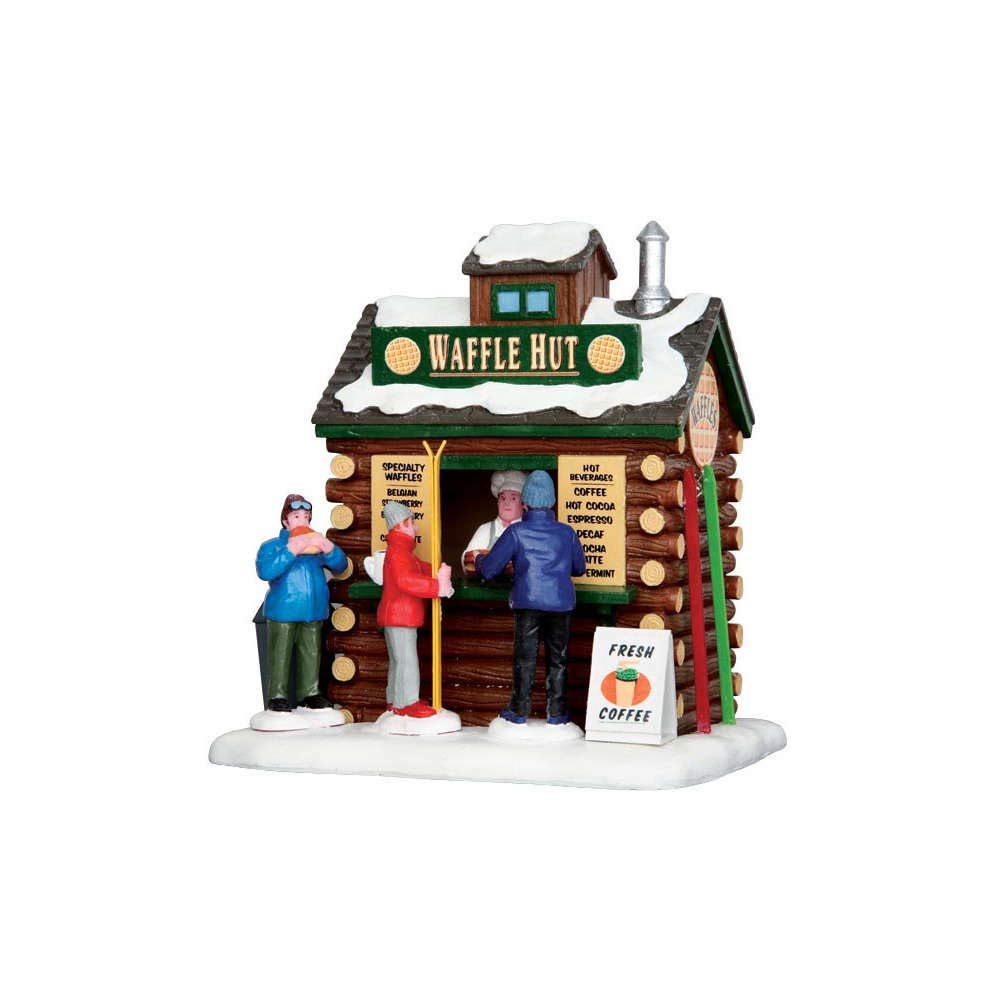 Lemax Brown Christmas Village, Waffle Hut