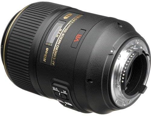 Nikon AF-S VR Micro-NIKKOR 105mm f/2.8G IF-ED Lens rear view with mount
