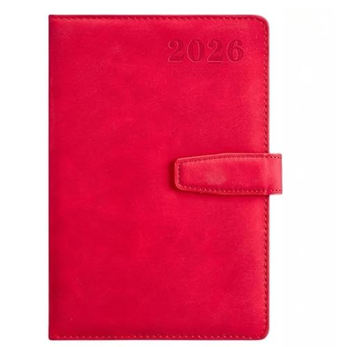 �蒠 2026 1���n�܂�2026�N12���܂� 1��1�y�[�W 365���蒠�E�����y�[�W ���ԊǗ� �X�P�W���[���� �f�C���[�m�[�g �}���X���[�v�����i�[ PU���U�[�J�o�[�t�� A5�T�C�Y�i147×215mm�j�����E�w�K�E�L�^�ɍœK �j�����p (A5 �`���C�j