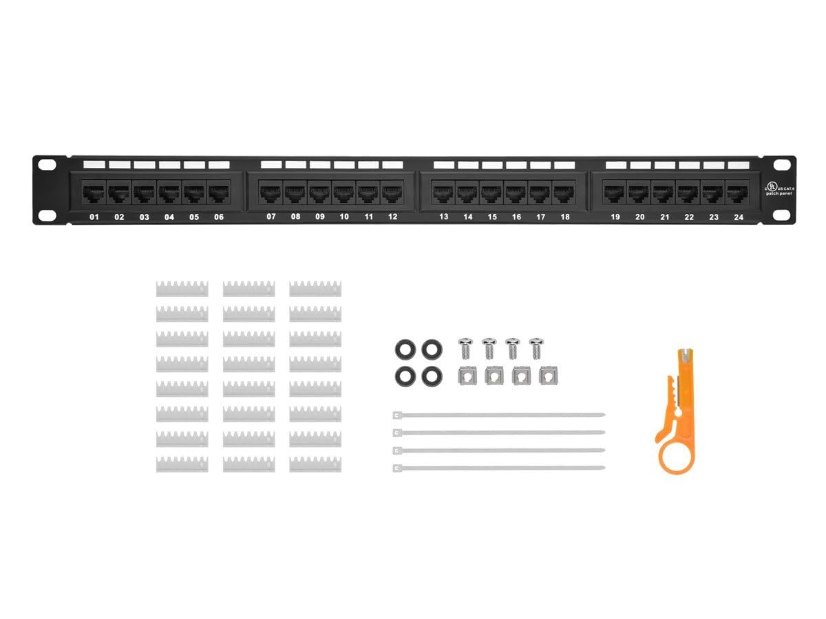 Monoprice Panel de conexión (Compatible con 568A/B)
