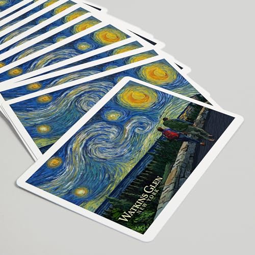 Baraja de cartas Poker Watkins Glen State Park 52 cartas miniatura 5