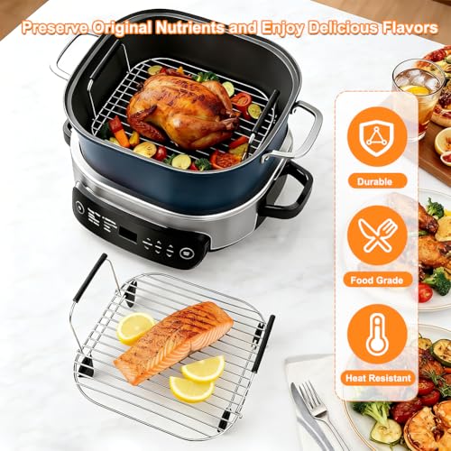 BYKITCHEN Roast and Steamer Rack for Ninja MC1101 6.5 QT Possible Cooker - Image 5