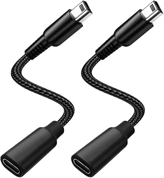2 Pack USB C Charging Cable Adapter for 3DS/3DS XL/3DS LL/2DS/DSi/DSi XL/2DS XL/New 2DS LL