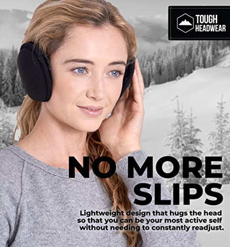 Winter Earmuffs For Men & Women - Fleece Ear Warmers - Behind The Head Earmuffs Wrap - Ear Covers For Winter, Cold Weather #TOP4
