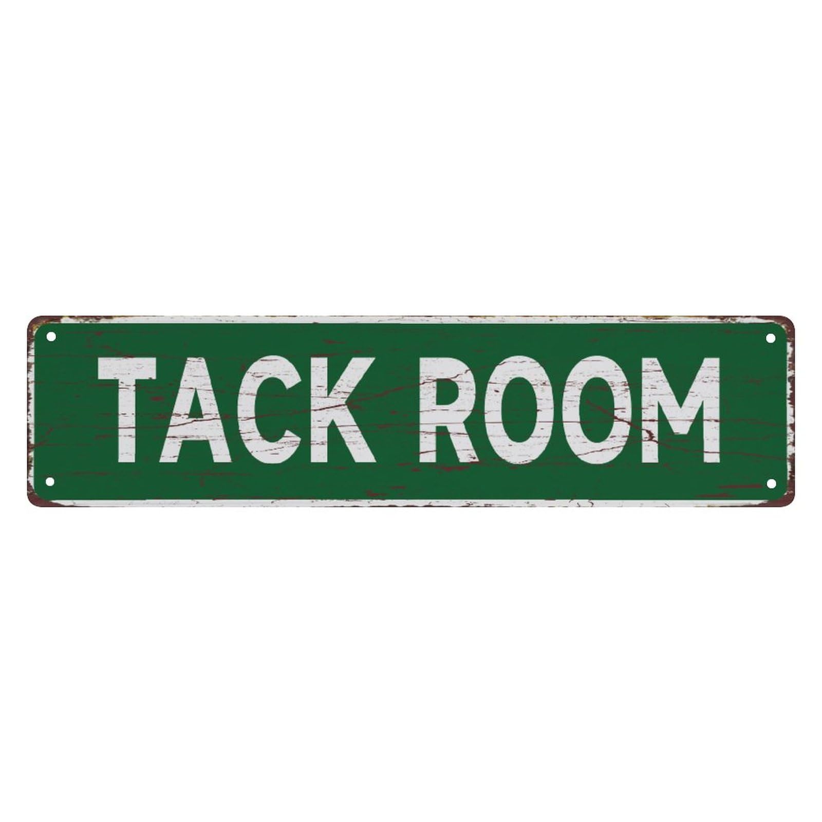 Street Sign Tack Room Vintage Rustic Retro Decor Funny Metal Vintage Metal Signs Art Plaque For Home Garage Wall Decor 4X16 Inch