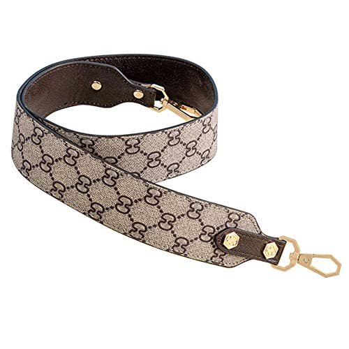 Replacement Shoulder Strap Leather Wide Handbag Shoulder Straps Crossbody Strap Double-sided Strap 39.37inch Lenght (Coffee)