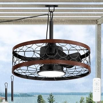 gazebo ceiling fan with hook and remote