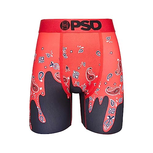 PSD Men's Bandana Melt Red Boxer Briefs, Red, XL2