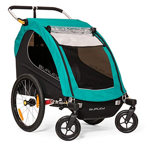 Burley Design Bike Trailer 2-Wheel Stroller Kit, Black/Silver #TOP1