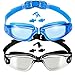 EVERSPORT Swim Goggles, 2-Pack, Swimming Goggles, Mirrored Lens, for Adult Men Women Youth Kids Child, Anti-Fog, UV Protection, Shatter-Proof, Watertight
