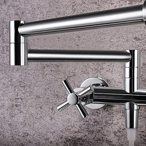 Robinet à double articulation pliant avec douchette pour évier de cuisine - 6