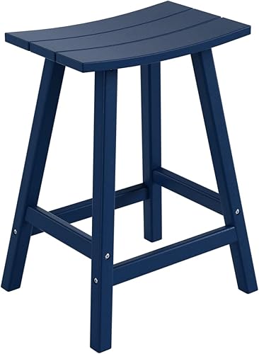 Vista 113 de WestinTrends Malibu - Juego de 2 taburetes para sillín para exteriores/patio, 24 alturas, color negro