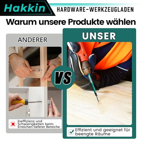 Embouts hexagonaux longs Hakkin tête sphérique pour visser dans les angles