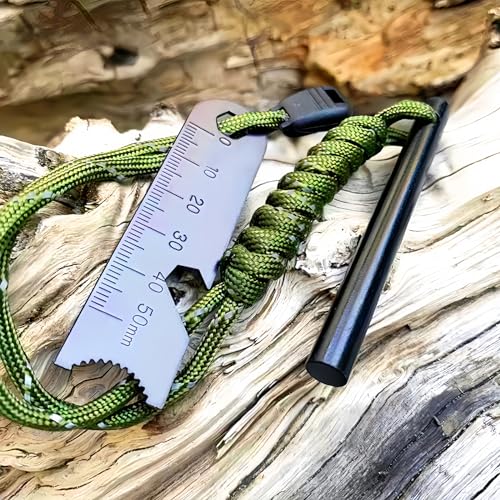Premium-6-in-1-Fire-Starter-Survival-Tool-516-Thick-Ferro-Rod-with-Multifunction-Striker-and-Umbrella-Rope-Flint-and-Steel-Fire-Starter-Kit-for-Camping-Hiking