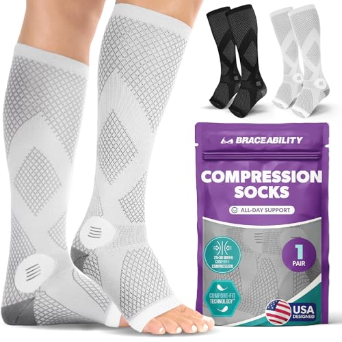 BraceAbility 20-30 mmHg Compression Socks