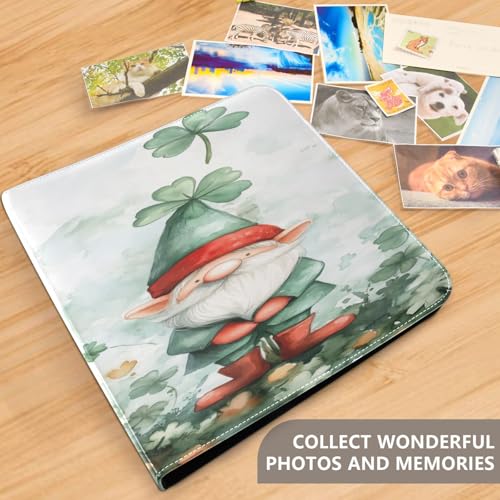 Álbum de fotos de PU Leather FLildon con 40 páginas adhesivas, tamaño 11.8 x 11.2 pulgadas miniatura 5