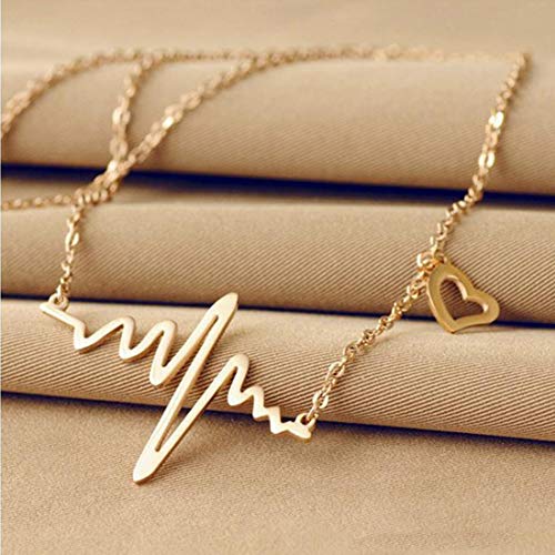 Image of Yellow Chimes Necklace for Women and Girls Love Pendant for Women | Valentines Special Love Heart Chain Pendant | Birthday Gift for Women Anniversary Gift for Wife Valentine Gift for Girls