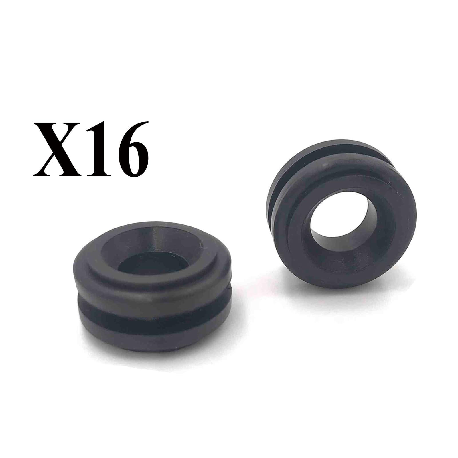 (Lot de 16) Silentbloc Inférieur de Boite Filtre à Air compatible pour BERLINGO C2 C3 PICASSO C4 C5 II JUMPY XSARA PICASSO 1007 206 207 3008 307 308 407 5008 EXPERT PARTNER 1.6 HDI - 1436H5 1436N9