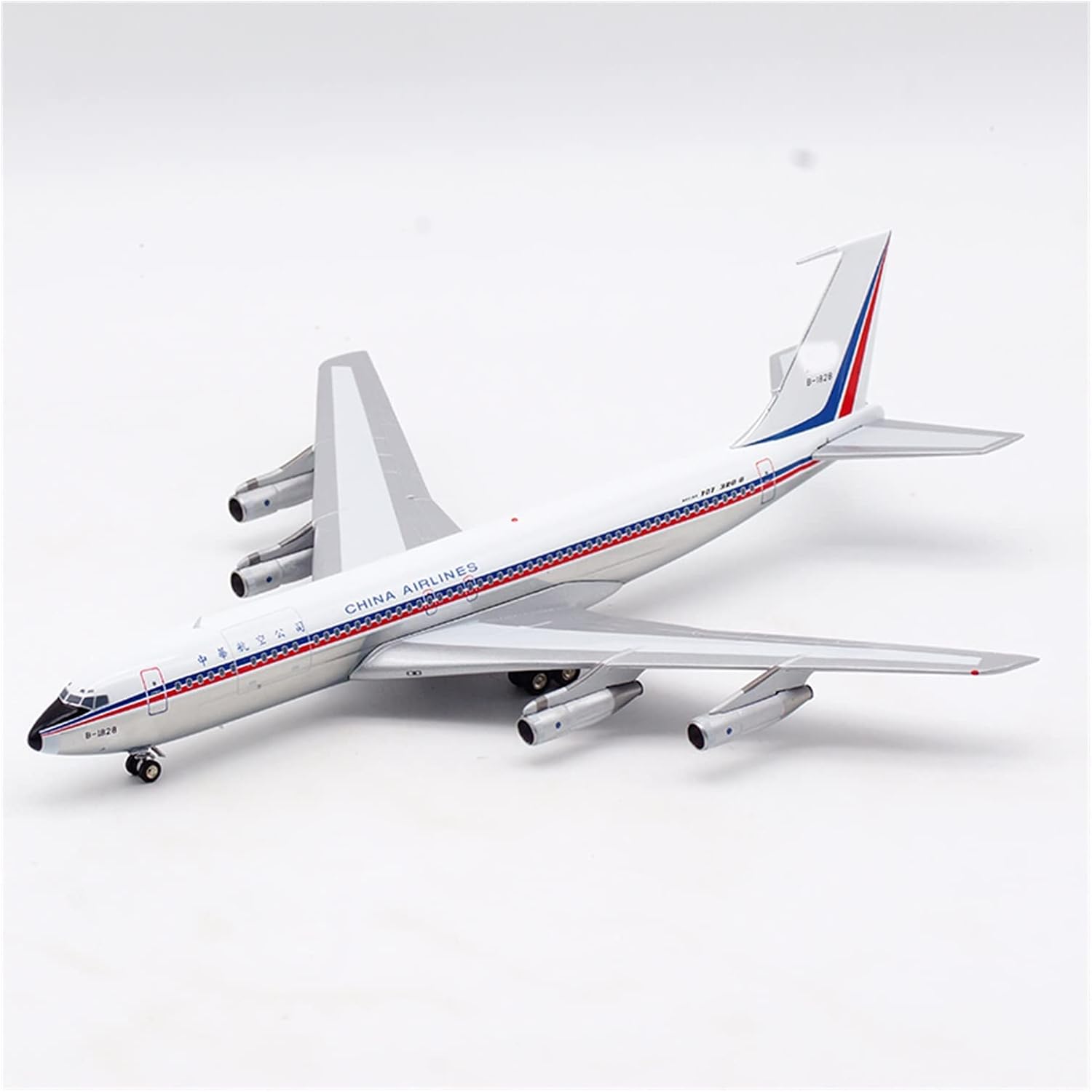 1 200 Fit for Airlines B707-300 B-1828 Alloy Metal Model Aircraft Collectible Plane Models Souvenir Hobby Playgame Kit