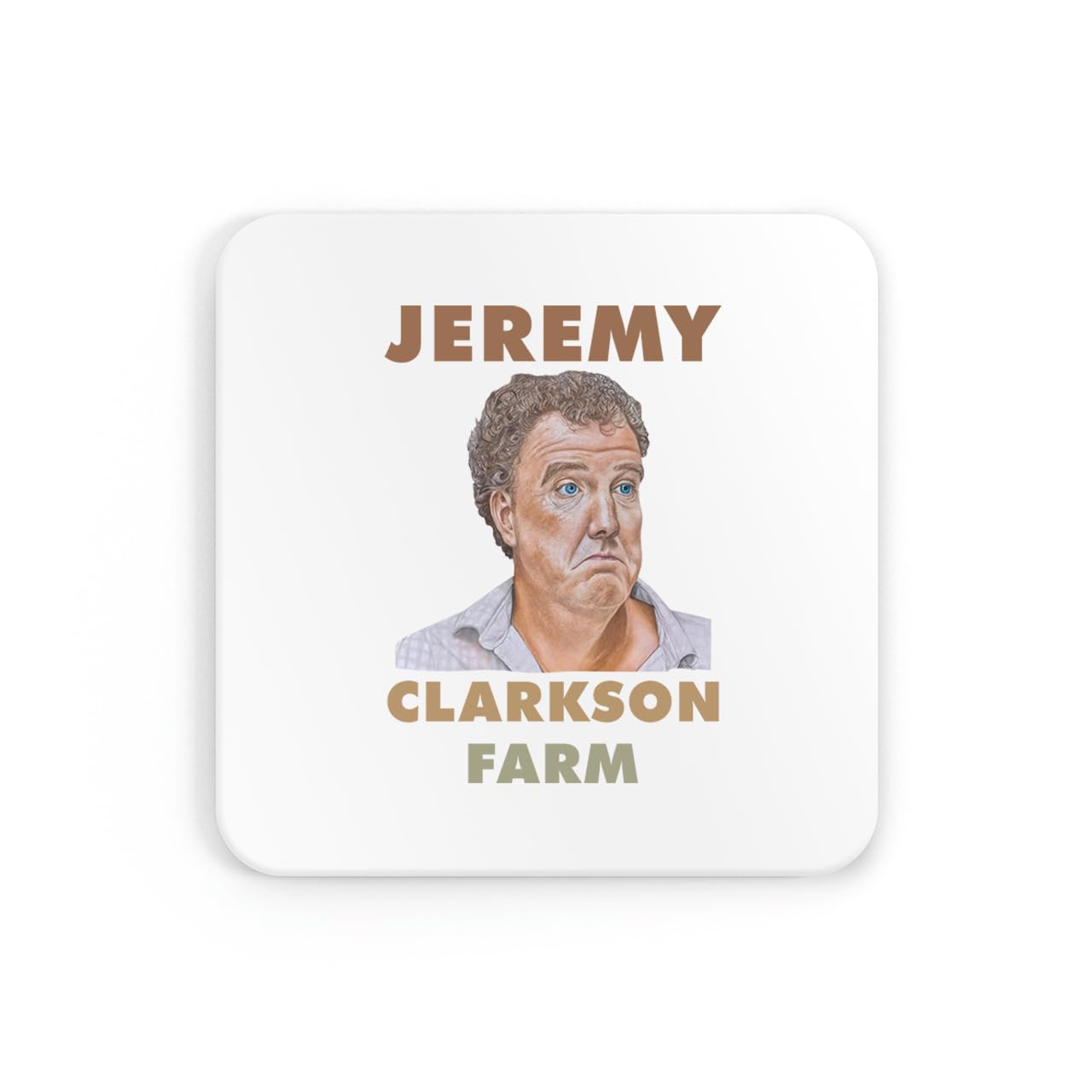 Jeremy Clarkson Farm farmer farming iconic icon coaster drinks mat drinks coaster tea coffee cute fun funny pretty aesthetic