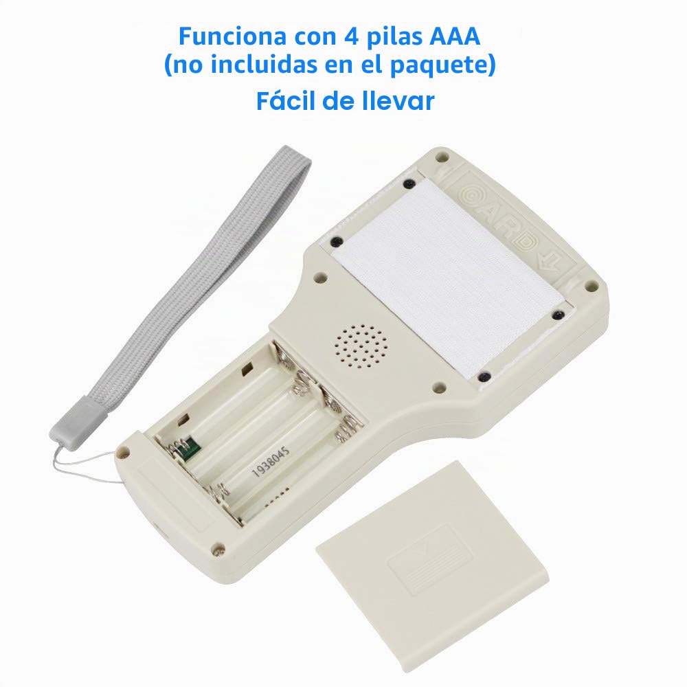 Lector de tarjetas y fotocopiadora, lector NFC, 125 KHz, 13,56 MHz, 10 frecuencias, RFID, llavero, lector de tarjetas, escritor, decodificador de tarjetas cifrado, con tarjeta USB para