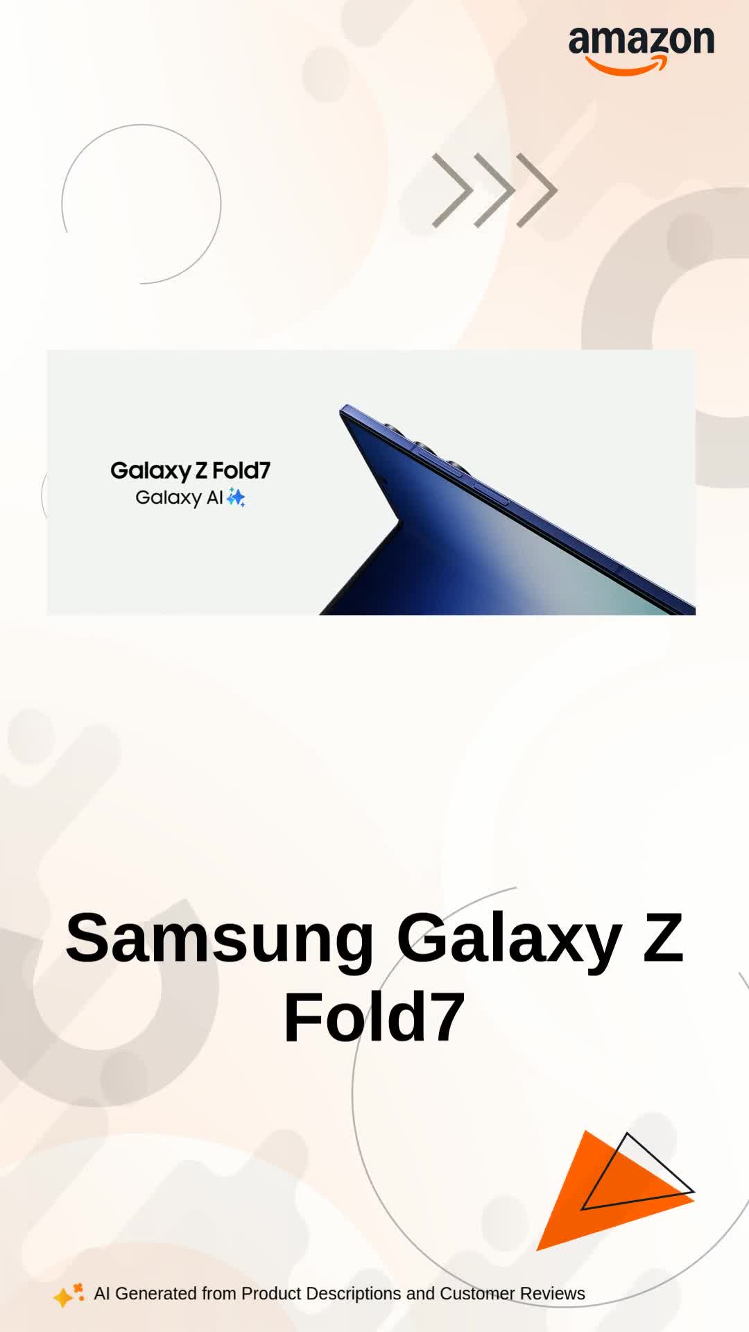 Samsung Galaxy Z Fold7 5G Mobile with Galaxy AI