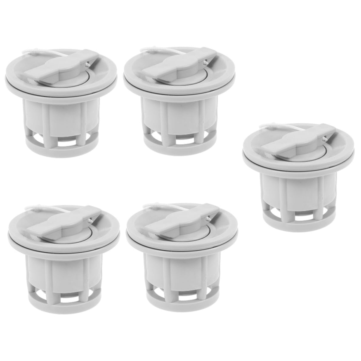 UPKOCH Valvola per Gommone Gonfiabile Accessori per Barche Marine Sicurezza Aria Barca Chiave Adattatore Pompa Kit Trop Kayak Adattatore per Valvole Spina per Kayak Plastica