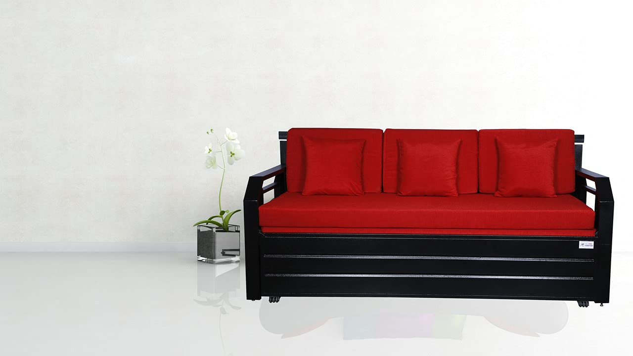 Metal Sofa Cum Bed with Hydraulic Storage Queen Size Bed Texture Finish – Colour White by A1 Star Furniture.|A1SFSC34| Metal Sofa Cum Bed with Hydraulic Storage Queen Size Bed Texture Finish – Colour White by A1 Star Furniture.|A1SFSC34|