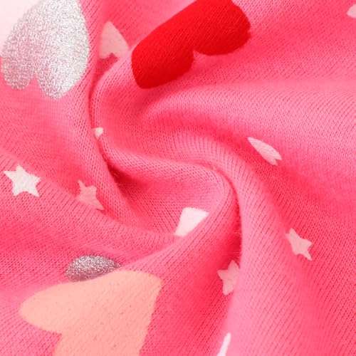 Toddler Girls Dresses Long Sleeve Ruffle Sleeve Fall Winter Cotton Casual Dress 2T-7T4