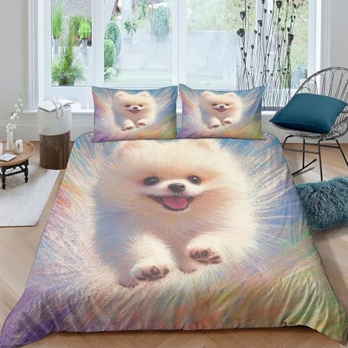 Housse de couette crâne 3D microfibre ultra douce à fermeture éclair cachée pour lit 1 place