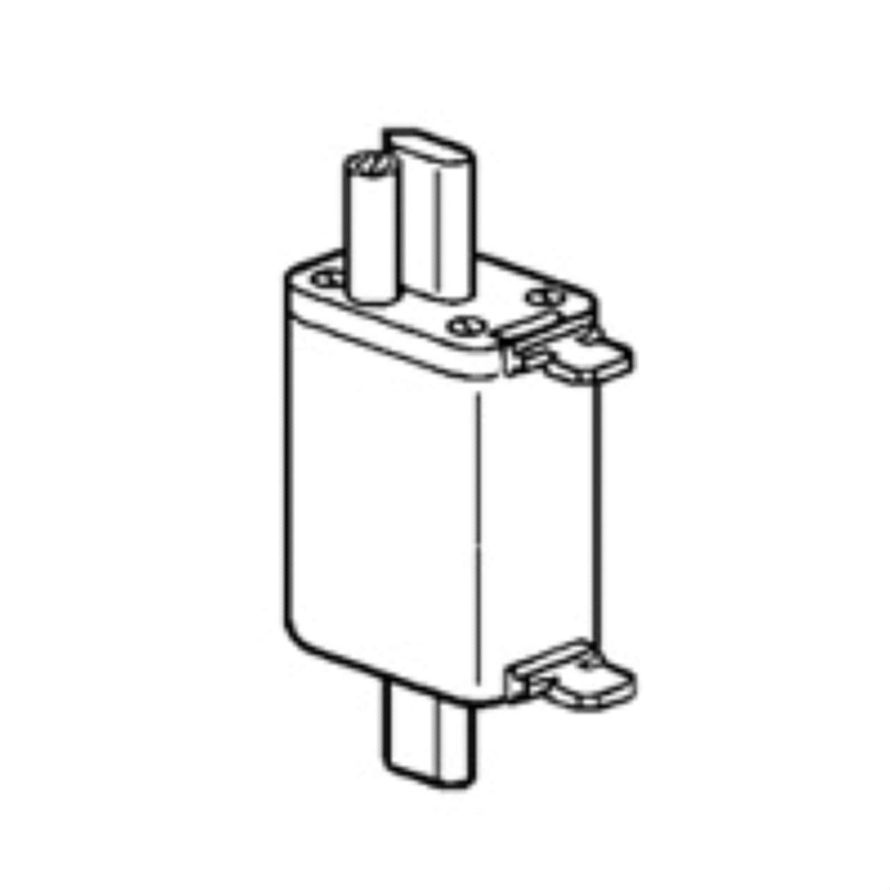 Cartouche Legrand 017975 couteau taille 2 400A avec percuteur pour tableau - 2