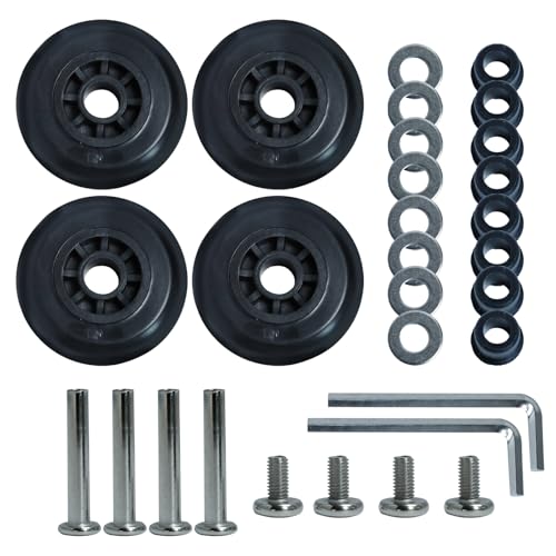 4 Pcs 50mm Rubber Wheel Kit