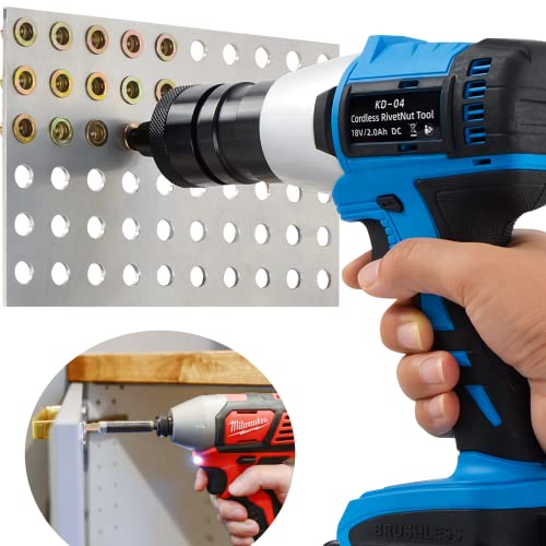Moicstiy XLEI2207250001 25Pcs Steel Multi Grip Rivet Nuts Pre Bulbed Shank Zinc-Plated Flat Head Threaded Insert Nut Construction Fasteners thumb #5