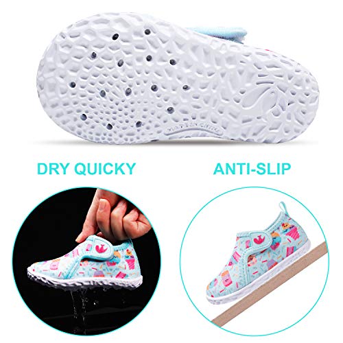 Image of FEETCITY Baby Boys Girls Water Sport Shoes Barefoot Kids Aqua Socks Quick-Dry Beach Swim Pool Shoes