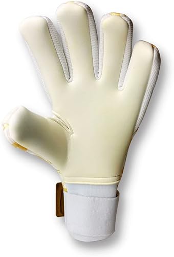 Miniatura 3 de Prime Focus Goalkeeping Pivot Gold - Guantes de portero para jóvenes y fútbol para adultos (tallas 6-10), guantes de portero de calidad profesional,
