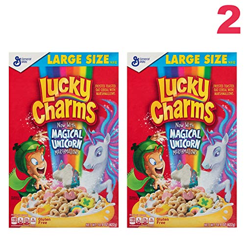 Lucky Charms Frosted Toast Oat Cereal with Marshmallows 2x 422g (844g) - ontbijt cerealien. - Image 3