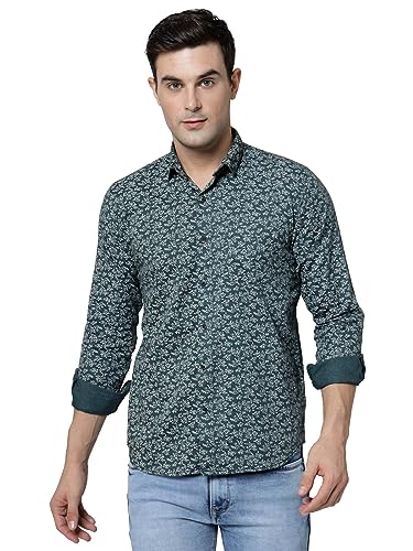 Image of ELYYORK Adwyn Peter Men's Cotton Printed Regular Fit Casual Shirt |Full Sleeve Shirt for men|shirt for men|men's shirt