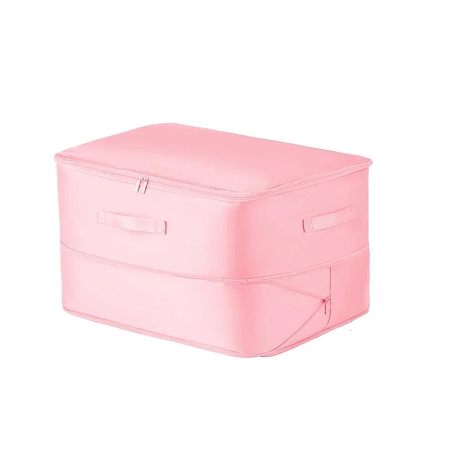 Packing Cubes For Suitcases 1pc Compression Packing Cube Wardrobe Drawer Puffer Jacket Storage Foldable Luggage Suitcase Organizer Compressed Travel(Pink-M)