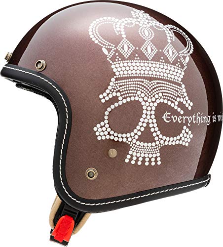 CROWN製70s GRAN SPORTジェットヘルメット 目深加工済 70年代