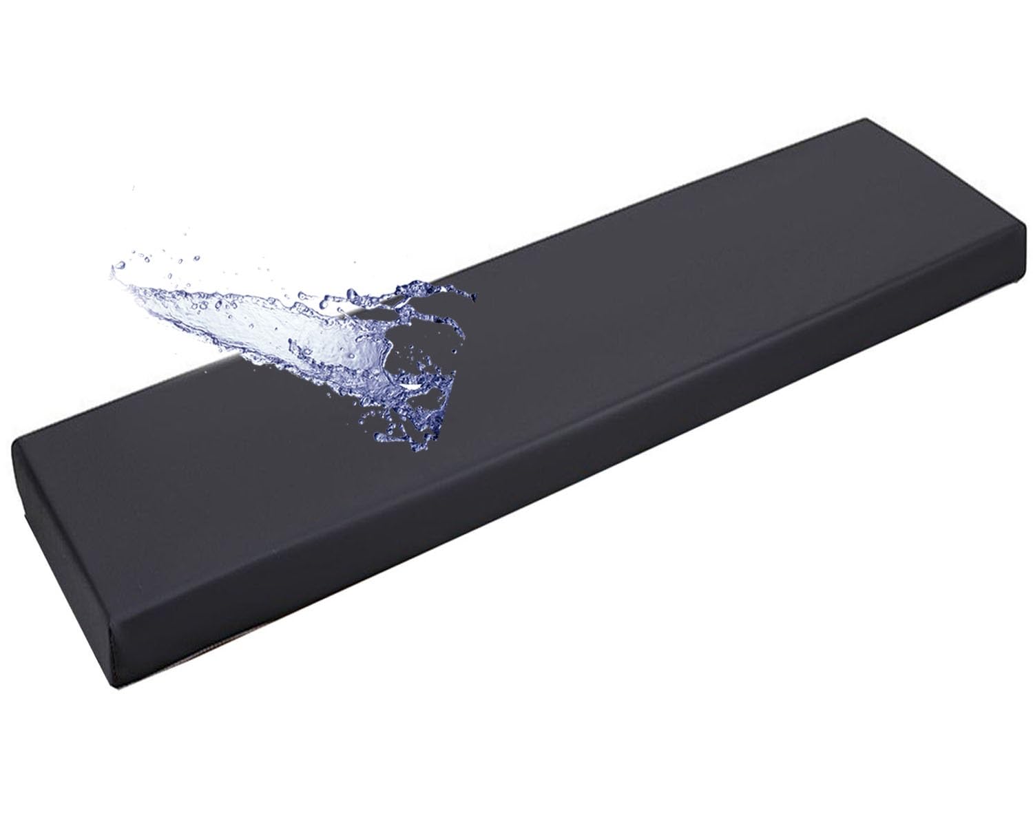 ZEaink Waterproof Bench Cushion, Bench Seat Cushion for Outdoor Indoor Furniture, 48/36/60/40 Inch,High-Density Bench Pa,for Piano Benc,Patio,Garden,Bench Cushion(Black,50x50x5cm)