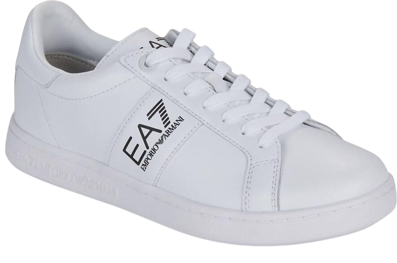 EA7 Emporio Armani Sneakers Uomo Classic 7X000332AF10848 8033995869323-44 Bianco Nero 44