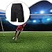 Zxpjkyu Goalkeeper Training Shorts Black Professional with Shockproof Sponge, XS